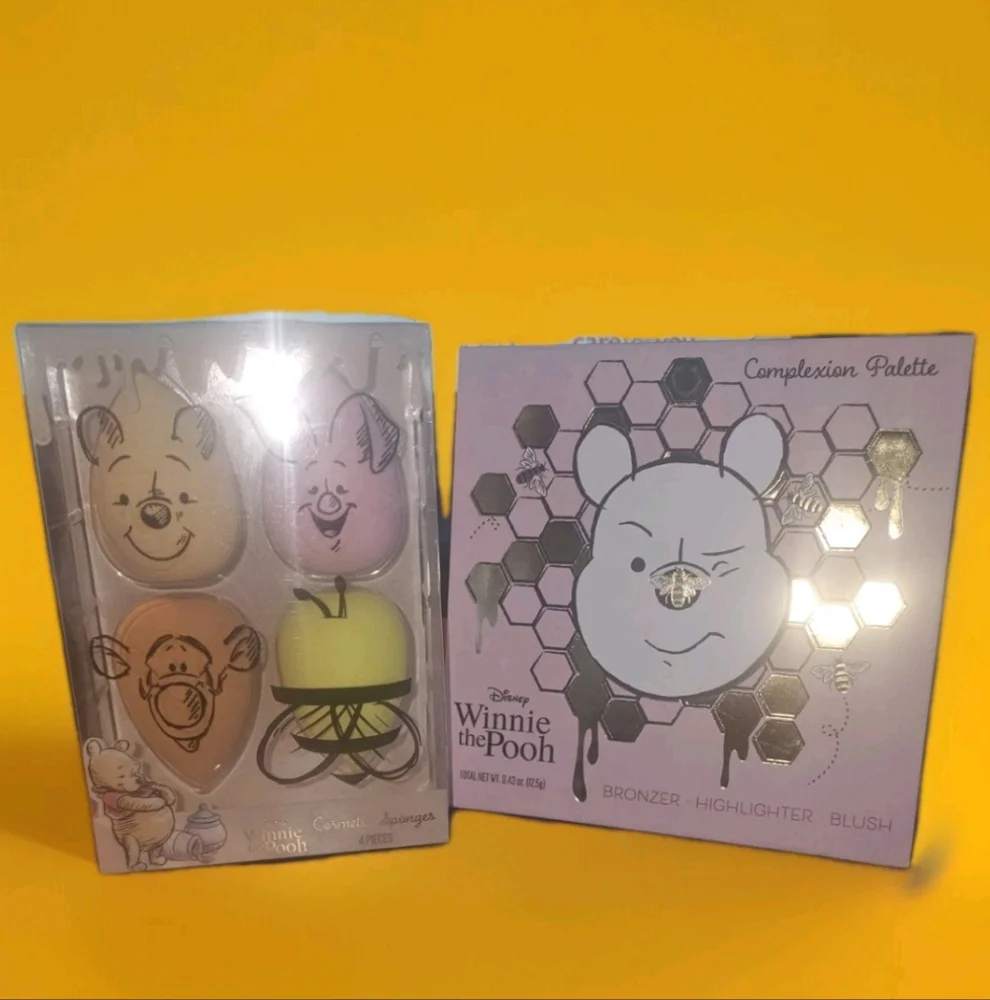 Disney Winnie The Pooh Complexion & Beauty Sponges Bundle NWT